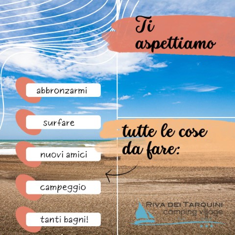 Sport estivi di gruppo nel nostro Camping Village Riva dei Tarquini