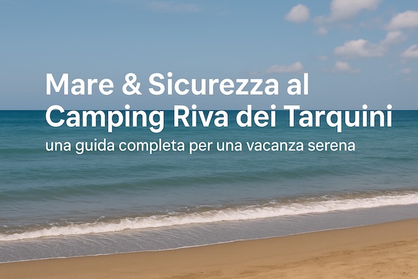 Mare in sicurezza a Riva dei tarquini